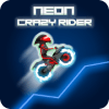 Neon Crazy Rider - The motocross tracker game