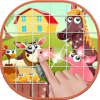 Kids Tile Puzzle - Kids cartoon animal Puzzle