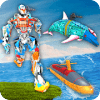 Robot Dolphin Transform Submarine: Army Robot Game