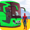 Superhero Modern Bus Coach Driver Simulator 2018