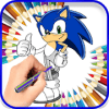 Coloring Book for Sonic Pages Hedgehog