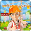 School Building Construction Site: Builder Game
