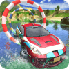 Floating Water Car Driving Simulator: Beach Racing