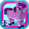 3D Little Pony Unicorn Color By Number Pixel art