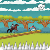 Stunt Unicorn Dash - Horse Derby ! challenge 1
