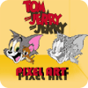 tom & jerry pixel art