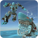 鲨鱼机器人英雄3D