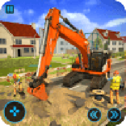 City Road Excavator Simulator 2018