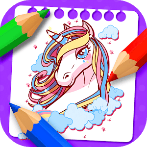 Unicorn Coloring Mandala book 2018