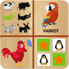 Animal Games (Puzzle, Memory, Sounds And Names)