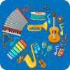 Musical Instruments-Learn,Spell,Quiz,Color & Game