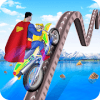 Superhero Tricky Bike Stunt Rider