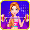 Little Girl Fat to Fit Gym Fitness Game