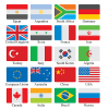 Flags - Learn, Spell, Quiz, Draw, Color and Games