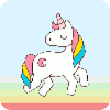 Unicorn Colouring By Numbers - Pixel Art