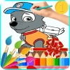 How to Color Paw Patrol and Peppa for fans free