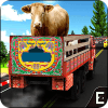 Farm Animal Transporter Truck Game: Offroad Drive