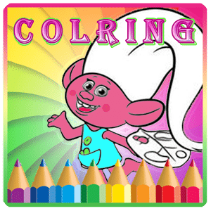 Coloring Book Troll Poppy amoureux Fans 2018