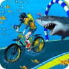 BMX Bicycle Race - Underwater Hot Wheels Stunts