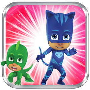 PJ toys masks running