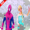 Puzzle For Superheroes And Princesse