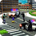 3D警车抓捕罪犯