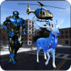 US Police Robot Deer Transform Helicopter