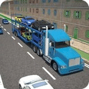 3D轿车装载卡车