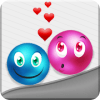 Lovely balls : Play the draw luv dots brain game