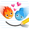 Love Balls Draw Fire Boy Ice Girl – Cut the Rope