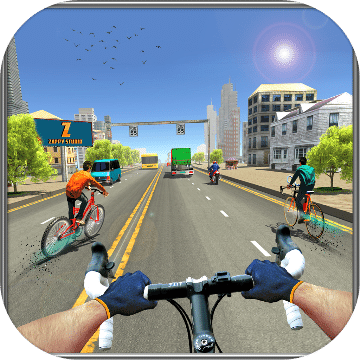 Bicycle City Rider Endless Highway Racer