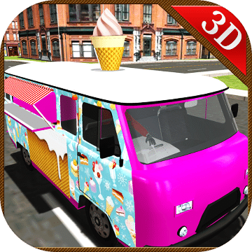 冰淇淋送货卡车运输车模拟器