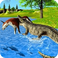 Crocodile Attack Wild Sim Game