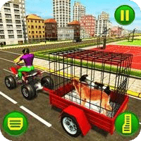 Pet Transport  Atv Dog Game