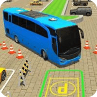 大 巴士 停车  3D