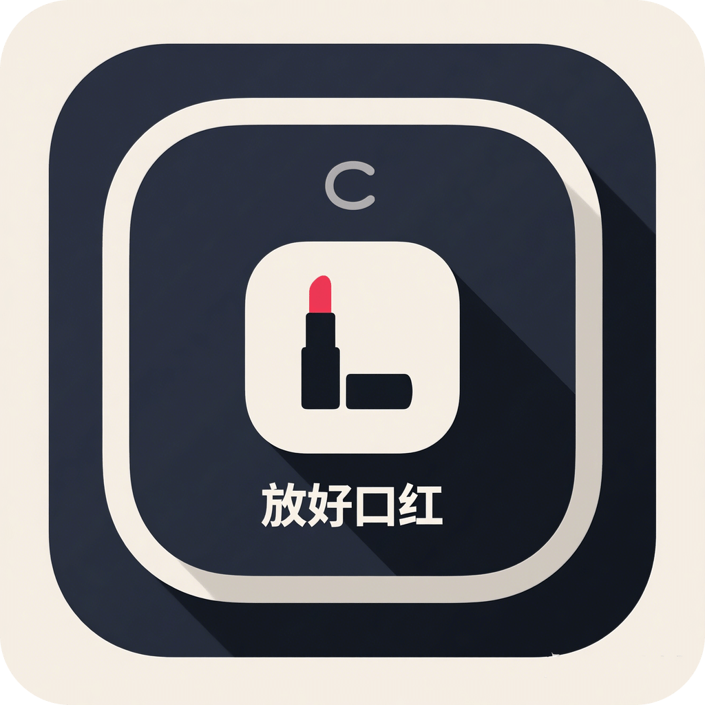 放好口红
