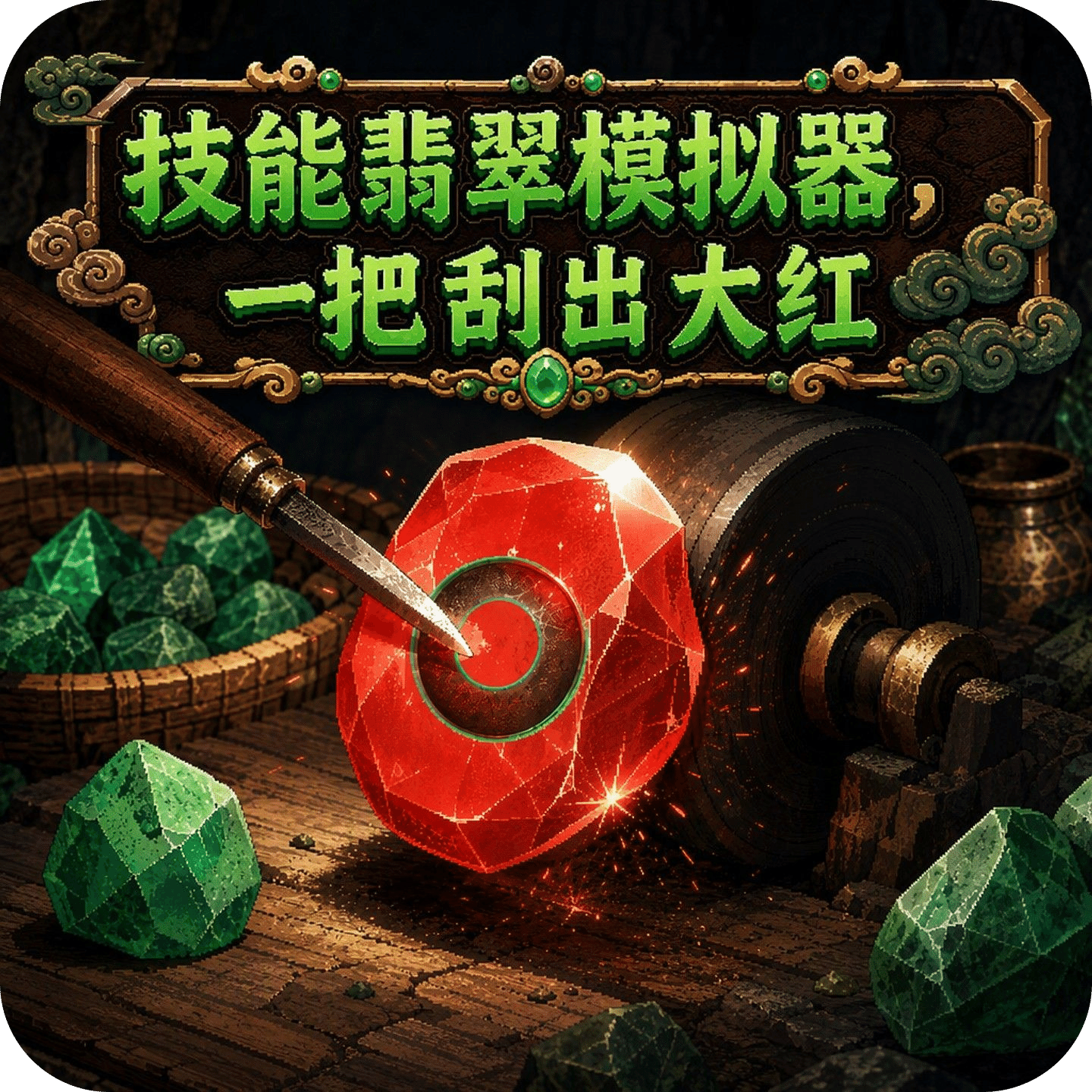 技能翡翠，一把刮出大红