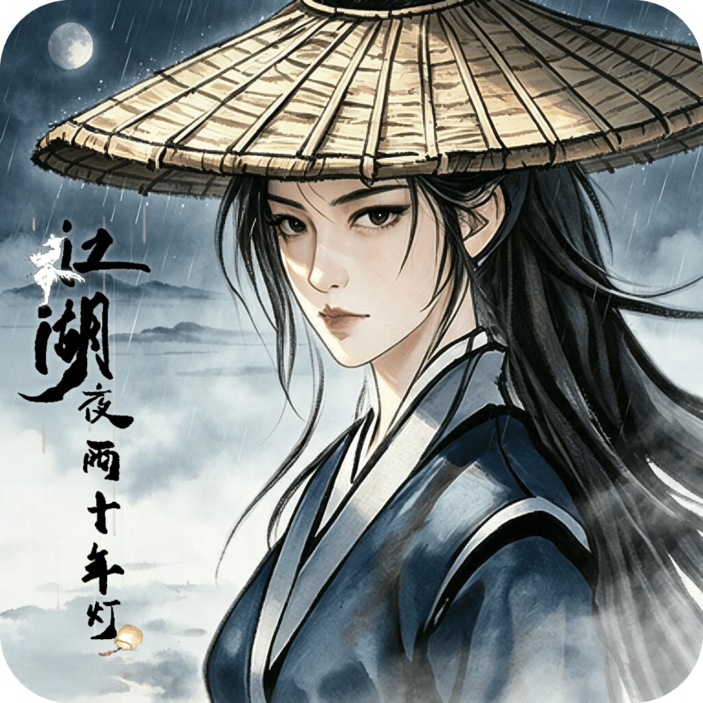 江湖夜雨十年灯