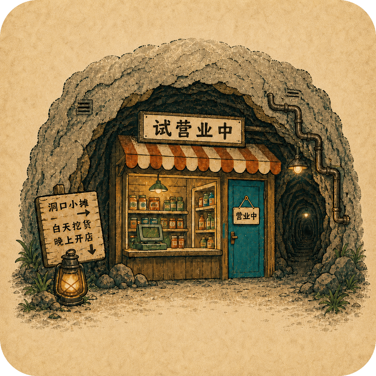 地洞便利店