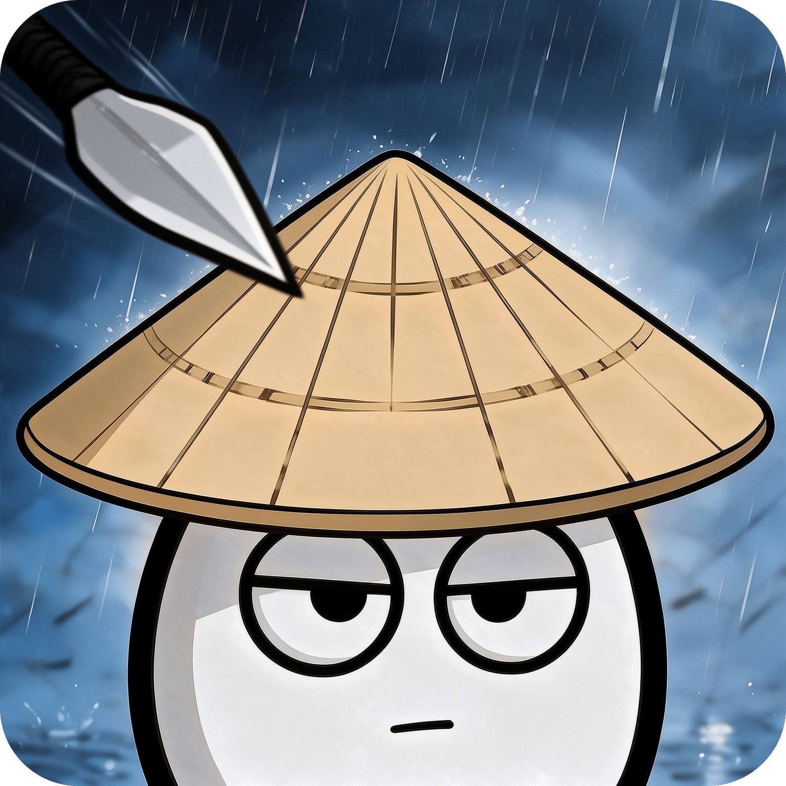 一蓑弹幕雨