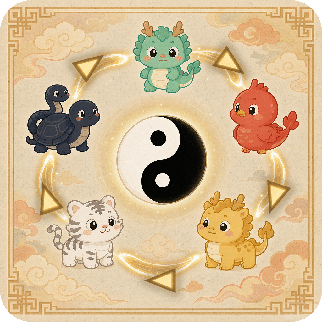 五行轮转·合合塔