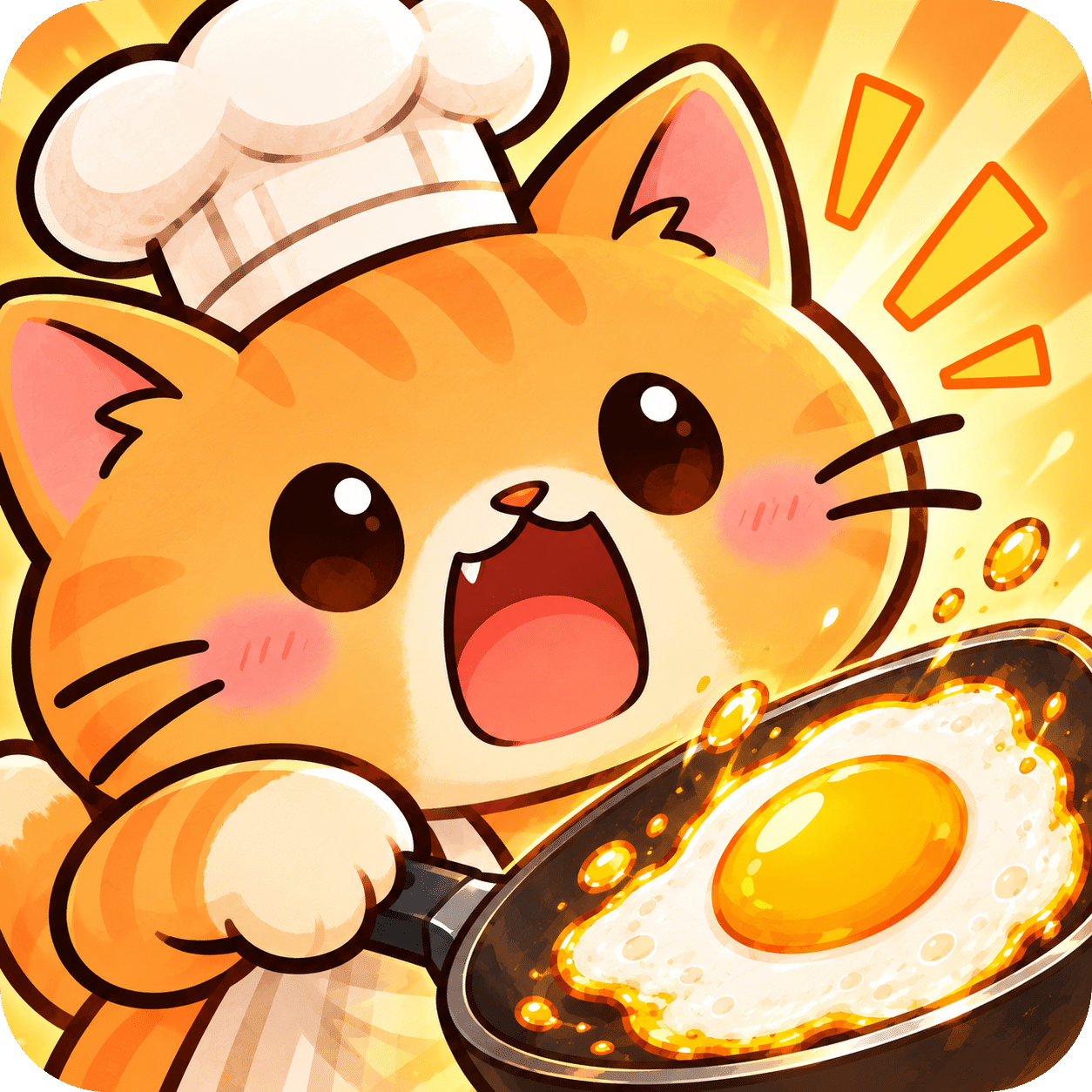 小猫煎鸡蛋