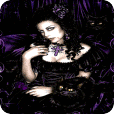 Black Cat Vampire Live Wallpaper
