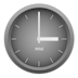 Dark Analog Clock Widget