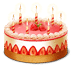 窝夫小子蛋糕(生日 聚会)
