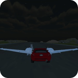 飞行汽车三维：山之夜