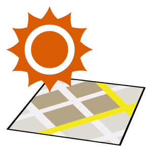 Sunrise Sunset on the Map