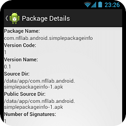 Simple Package Info