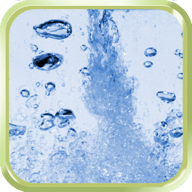 Water drops and bubbles