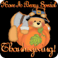 感恩节熊动态壁纸
